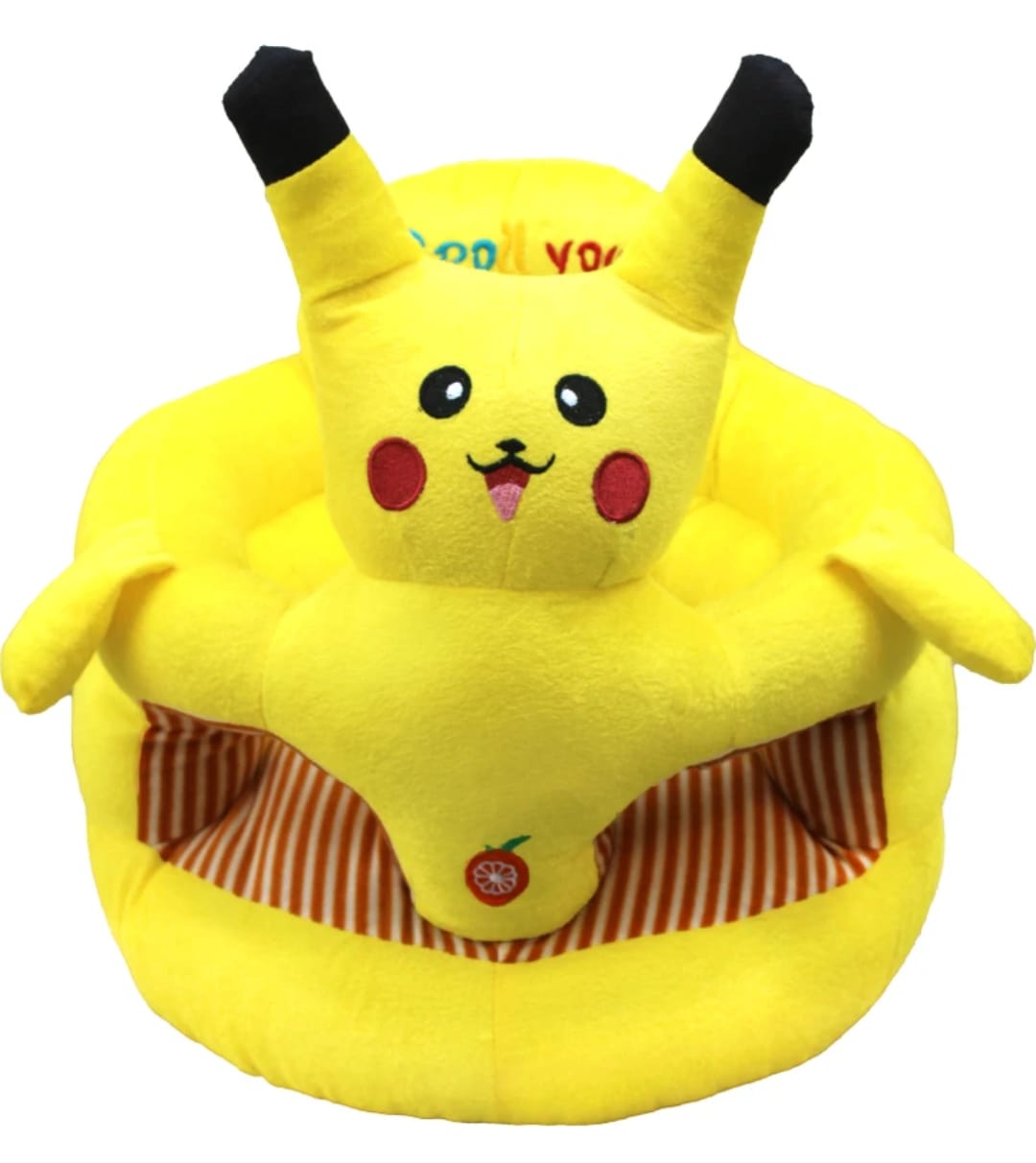 Pikachu plush baby seat