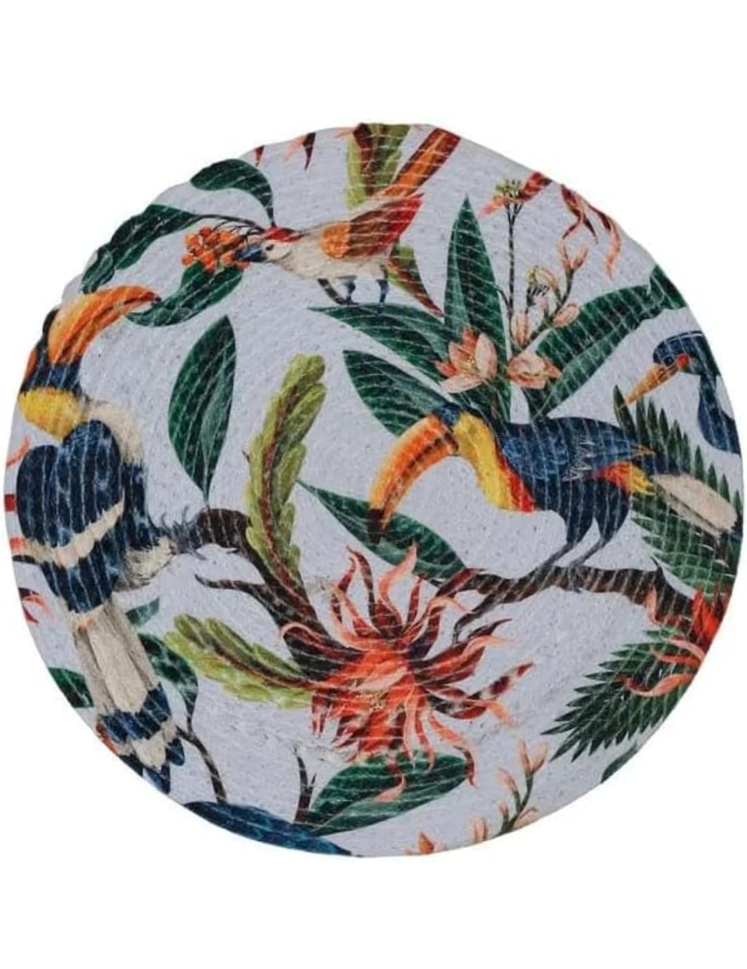 Tropical toucan table mat