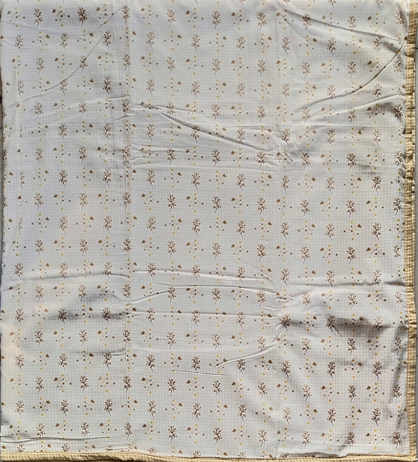 Vintage floral print dohar