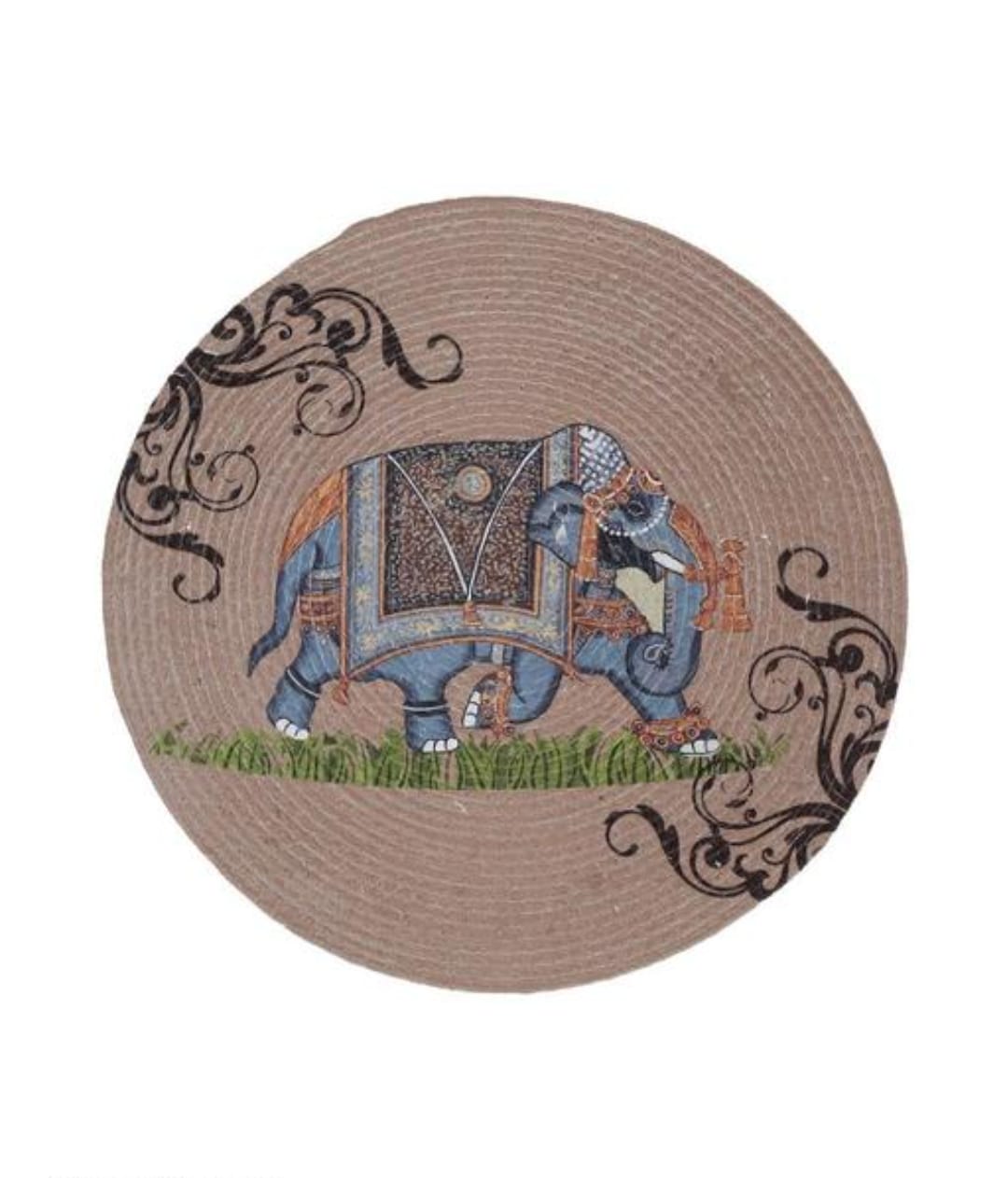 Majestic elephant table mat