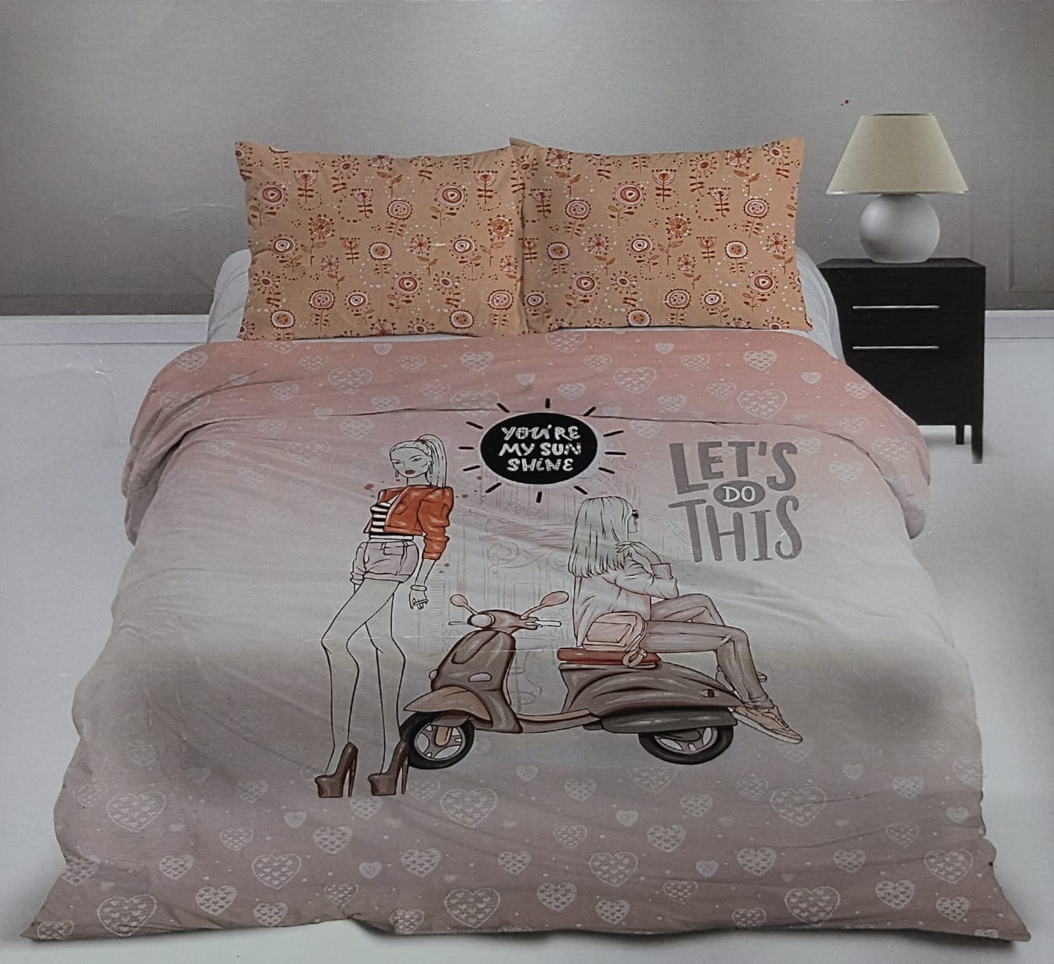 Scooter girl bedsheet