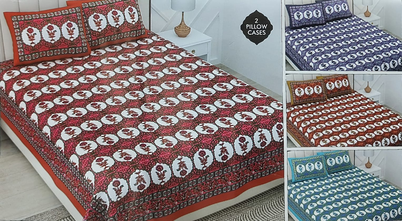 Traditional Print Bedsheet