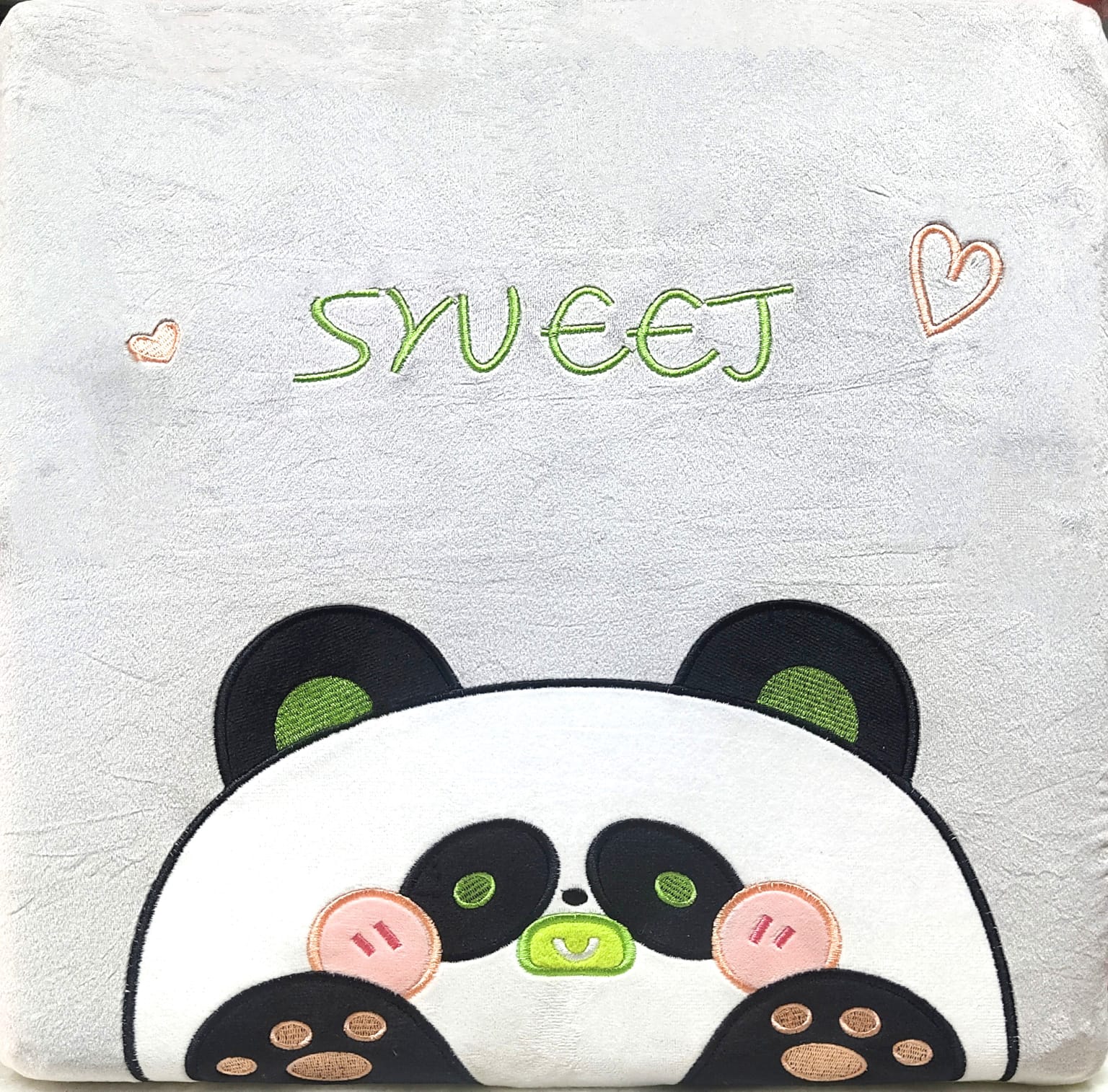 Sweet Panda Plush Cushion