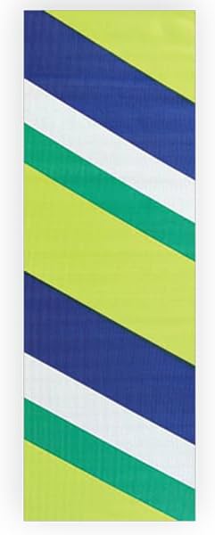 Diagonal color stripes yoga mat